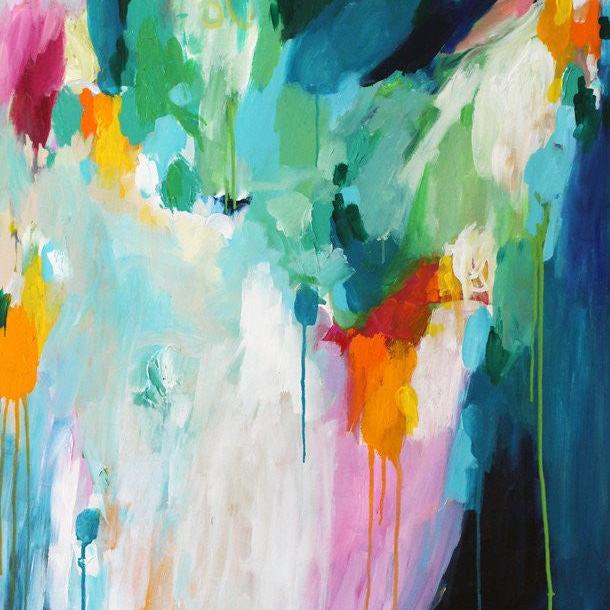 Rainbow Eucalyptus - Original Abstract Painting