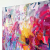 Lavender Flowers in My Hand and the Sun Kissing My Neck - Original Painting on 30x40” Canvas