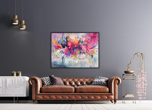 A Vision and a Force - Original Painting on 30x40” Canvas – Amira Rahim  Fine Art