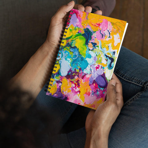 Spiral Art Print Notebook: Creativity and Functionality Combined