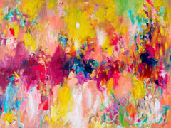 Heartfelt Expression: 'Matters of the Heart' Original Canvas Painting –  Amira Rahim Fine Art
