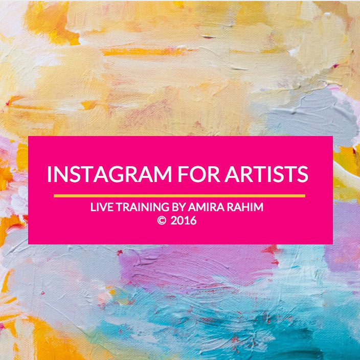 Special Offer - Instagram & Branding For Artists - 3 Live Training Sessions with Amira & Desha