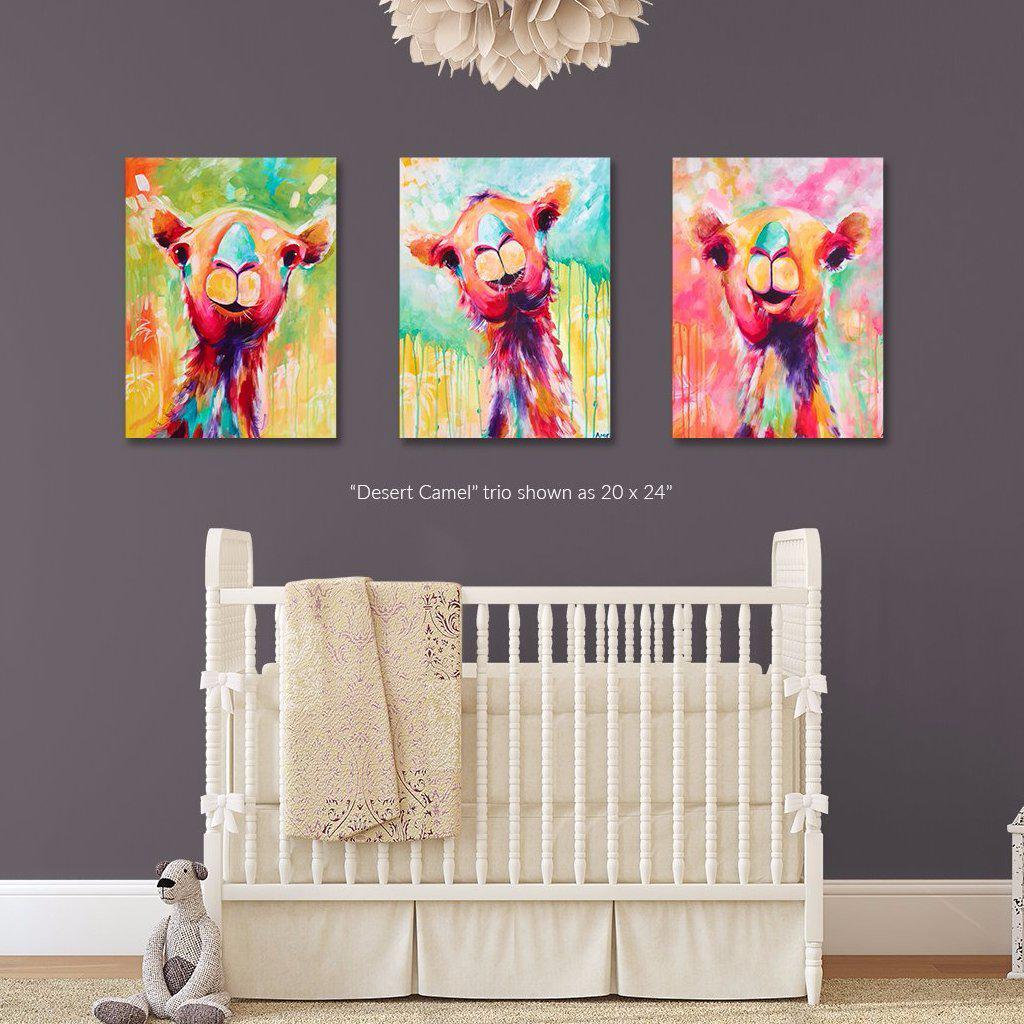 Desert Camel Trio - Set of 3 Fine Art Print Bundle