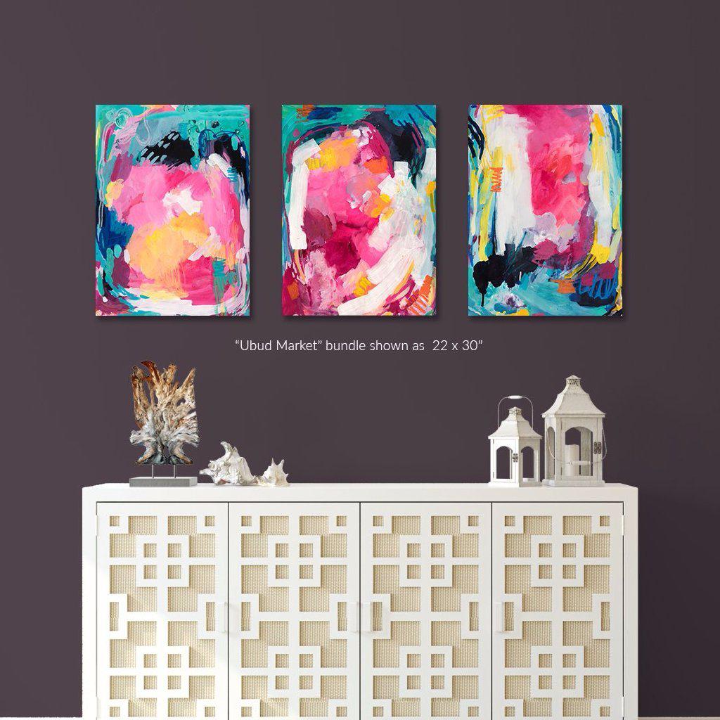 Ubud Market Trio: Set of 3 Fine Art Print Bundle