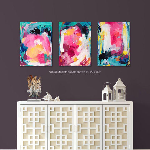 Ubud Market - Set of 3 Fine Art Print Bundle